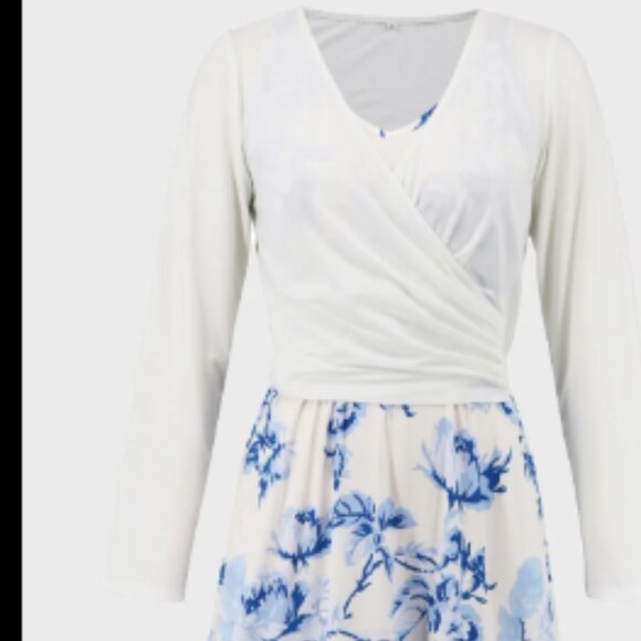 Dresses & Skirts - #189 V NECK SLEEVELESS DRESS WITH A TIE WRAP AROUND COVER UP